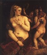  Titian Venus with a Mirror oil on canvas
